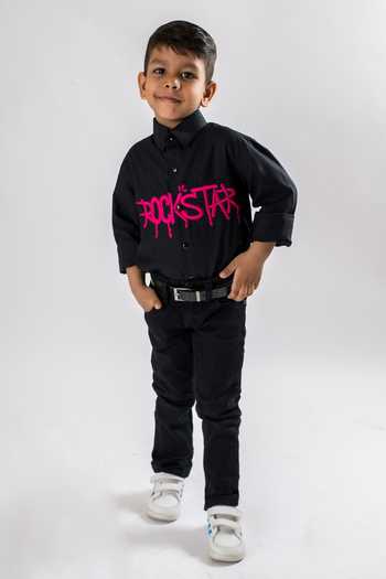 Lil Angels Rockstar Embellished Shirt 