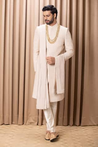Faizan Embroidered Sherwani Set 