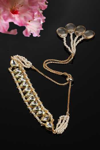 Dugran By Dugristyle Kundan Studded Bracelet 