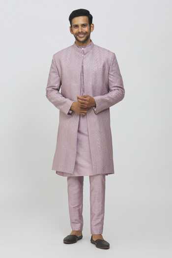 Priti Sahni Embroidered Sherwani Pant Set 