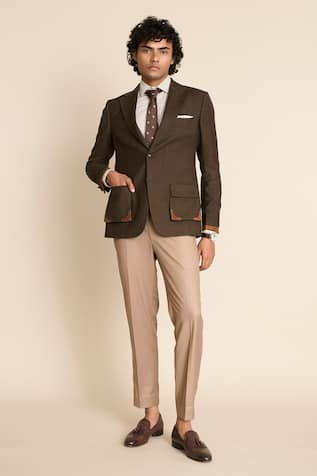 Brown Blazer with Beige Pants Outfits For Men 385 ideas  outfits   Lookastic