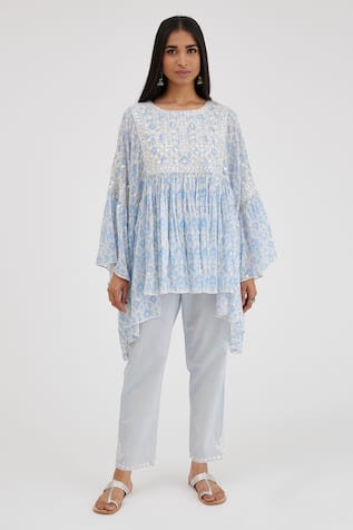 Hand Block Printed Top & Pant Set 