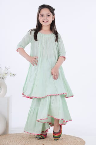 Kalp Najma Embroidered Kurta & Sharara Set  