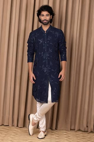 Sufian Floral Embroidered Kurta Set 