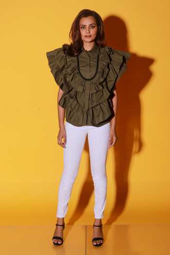 Echke Layered Ruffled Shirt 