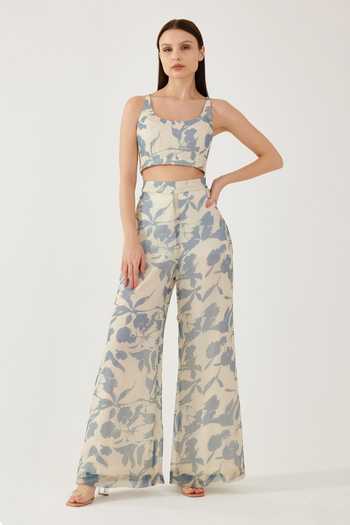 Koai Printed High Waist Flared Pant 
