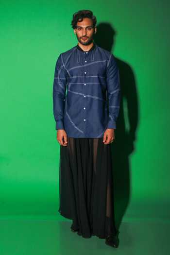 Echke Angular Threadwork Shirt 