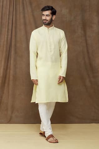 Samyukta Singhania Embroidered Placket Kurta 