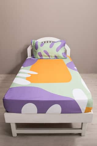 The Matisse Meets Memphis Cotton Bedsheet Set 