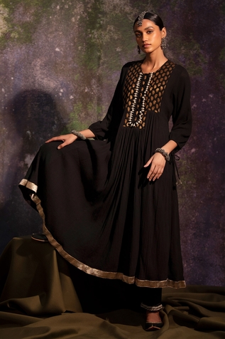 5Elements Hand Stitched Anarkali & Pant Set
