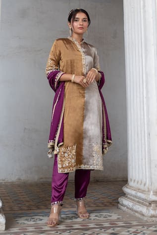 Sheela Suthar Embroidered Kurta Pant Set 