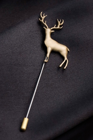 Cosa Nostraa Daring Deer Lapel Pin