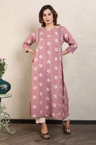 Falguni.Foram Gathered Printed Kurta & Pant Set