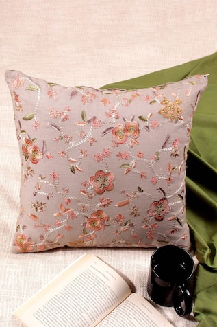 Blossom Embroidered Cushion Cover - Set of 2 