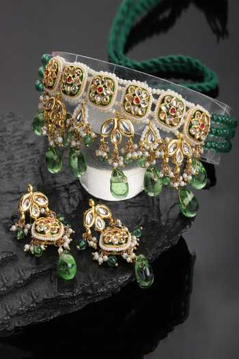 Dugran By Dugristyle Bead Drop Choker Set 