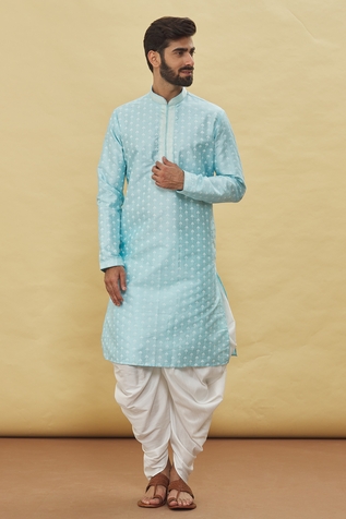 Nazaakat by Samara Singh Floral Pattern Kurta & Dhoti Pant Set