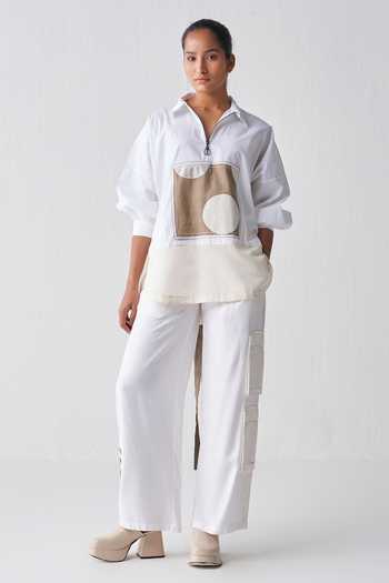 Three Fringe Detailed Cargo Pant 