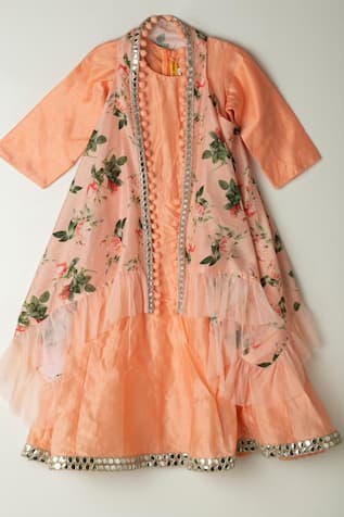 Shruti Jalan Anarkali With Placket Embroidered Jacket 