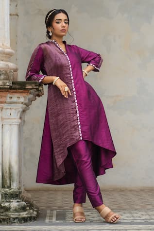 Sheela Suthar Placket Embroidered Kurta & Pant Set 