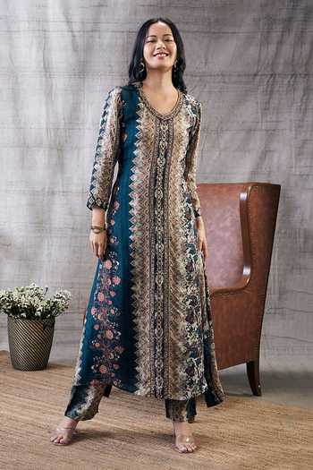 Soup By Sougat Paul Dilara Cotton Silk Kurta & Pant Set 