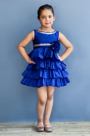 Pinkcow designs pvt ltd Ruffle Layered Dress 