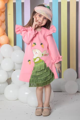 Bugs Bunny Embroidered Shift Dress 