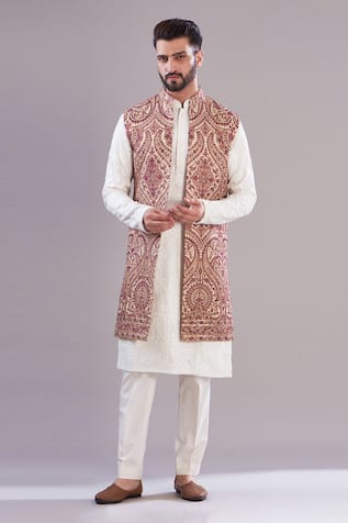 Royal Jamawar Kashmiri Open Shrug 