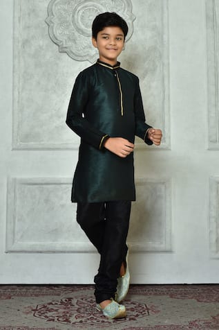 Mandarin Collar Kurta & Churidar Set 