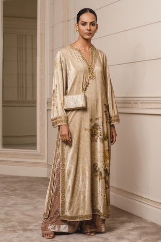 Tarun Tahiliani Floral Print Kurta & Trouser Set
