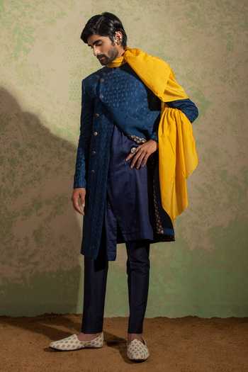 Ankita Shahabadi Hamir Embroidered Achkan 