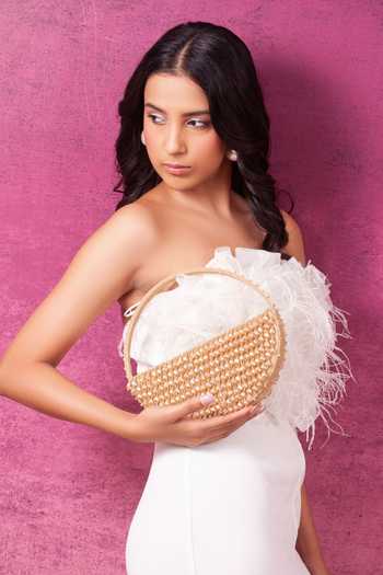 FOREVER NOOR Moonshine Embellished Handcrafted Bag 