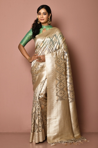 Samyukta Singhania Woven Diamond Pattern Saree