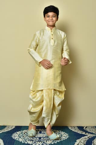 Solid Kurta & Dhoti Set 