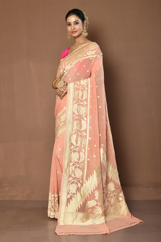 Samyukta Singhania Floral Work Saree