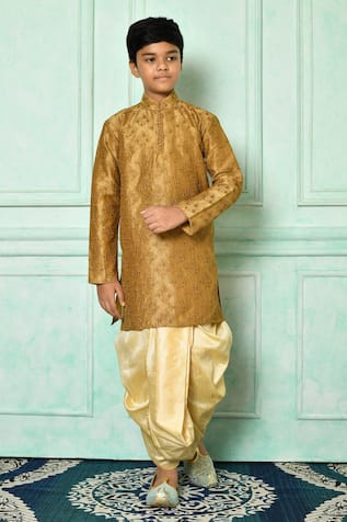 Straight Kurta & Dhoti Pant Set 