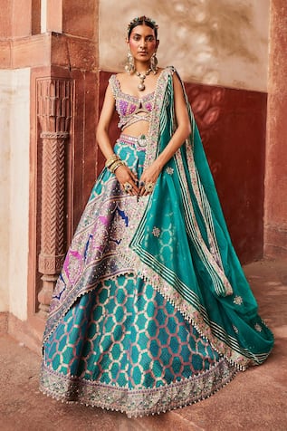 Designer Sequins Work Luxury Lehenga Choli Online Shopping For Wedding –  Sunasa