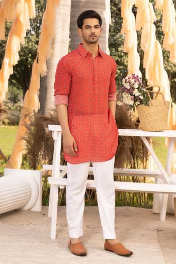 Chhavvi Aggarwal Tulip Motif Print Kurta 