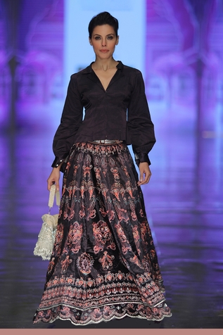 Archana Kochhar Digital Print Lehenga & Shirt Set