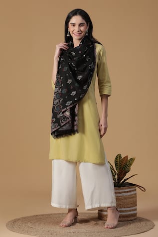 Floral Woven Stole 