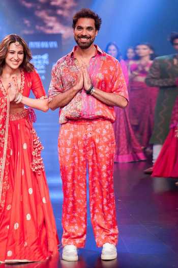 Punit Balana Floral Print Shirt & Pant Set 