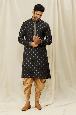 Handloom Print Straight Kurta 