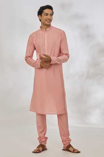 Manish Nagdeo Resham Placket Embroidered Kurta Set 