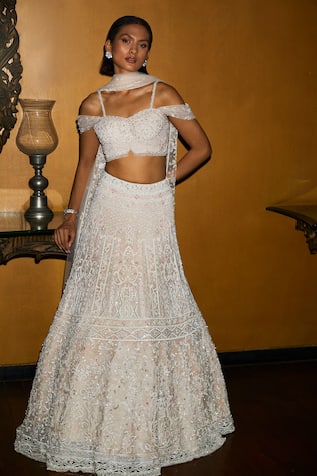 Nadine Dhody Sophie Hand Embroidered Lehenga Set 