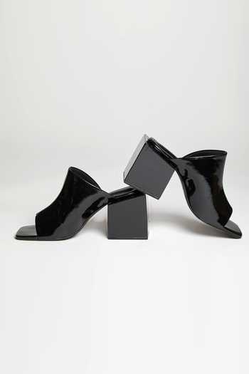 Tiesta Square Block Heels 