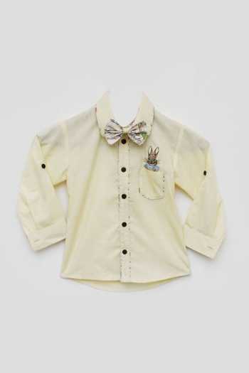 FAYON KIDS Embroidered Pocket Shirt 