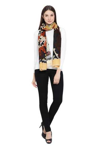 Shingora Geometric Pattern Stole 