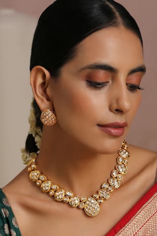 Pearl Shaped Necklace Set 