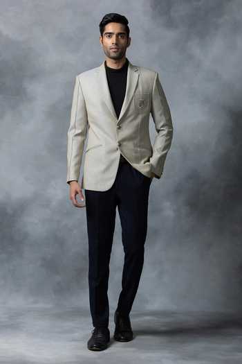 Sarab Khanijou Patch Pocket Embroidered Blazer 