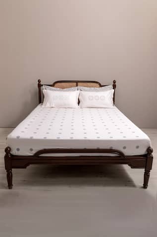 The Iktara Printed Bedsheet Set 