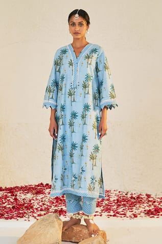 Pihu Printed Kurta For Kids